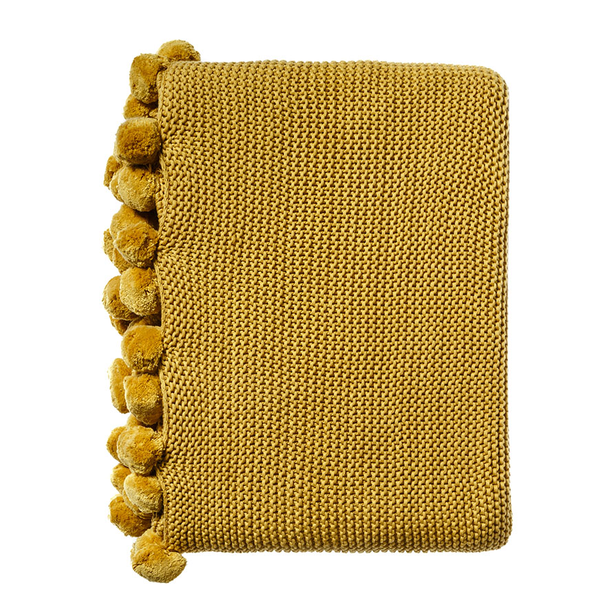Home Republic Marrakesh Mustard Blanket Adairs