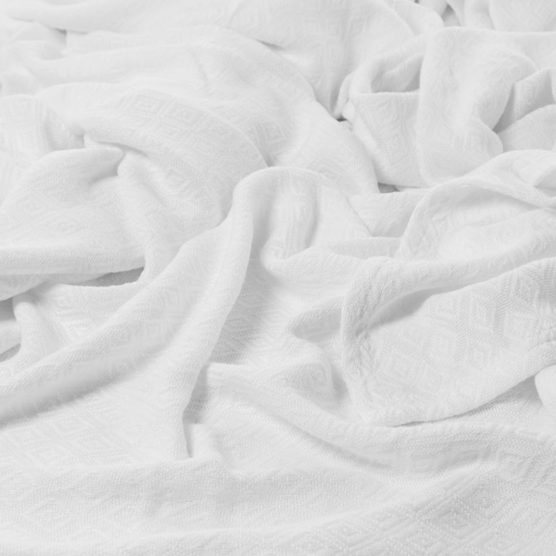 Bamboo Cotton Snow Lattice Blanket
