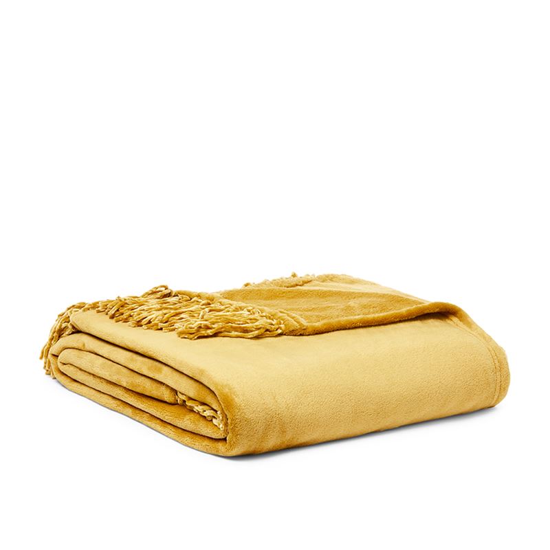 Supersoft Mustard  Blanket