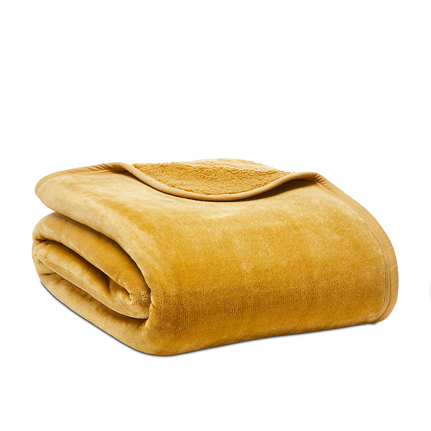Sherpa Dijon Blanket Adairs