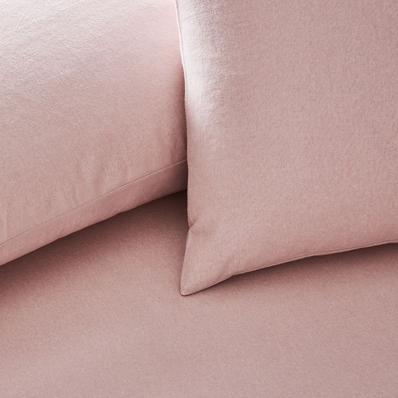 Plain Dyed Flannelette Pink Sheet Set