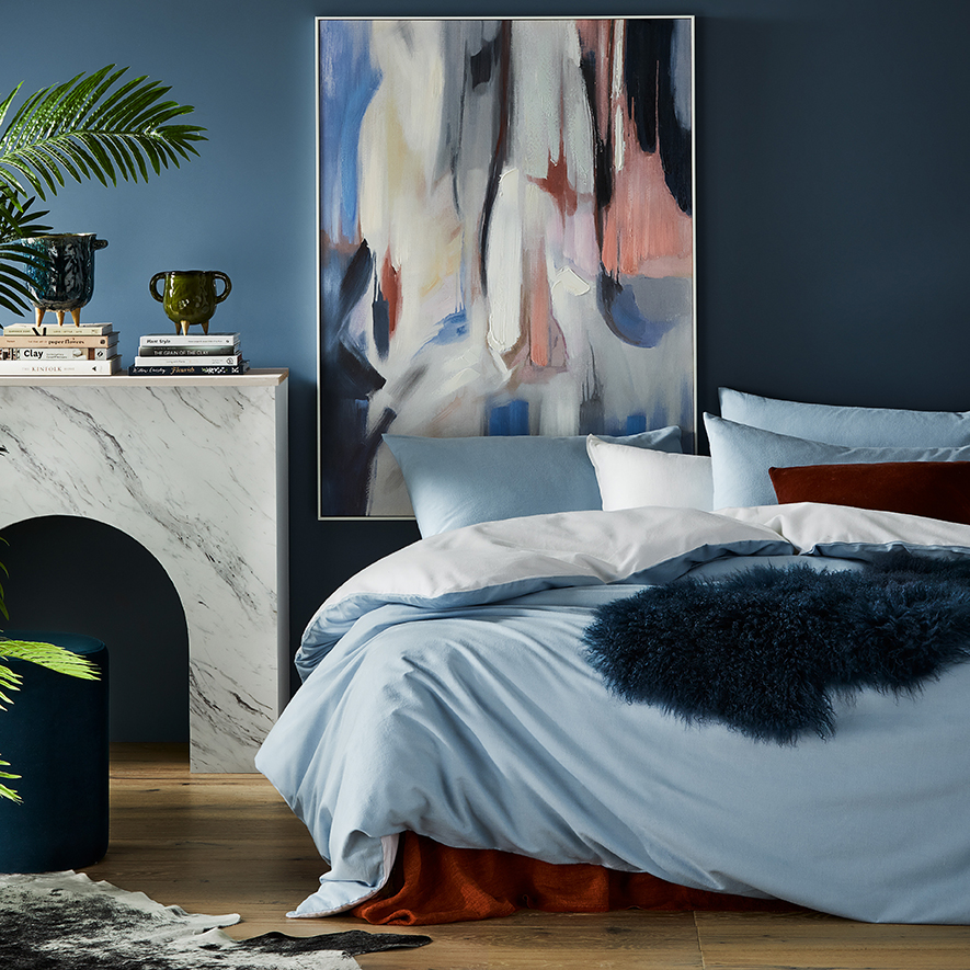 Home Republic Super Soft Brushed Flannelette Quilt Cover Bedroom Adairs