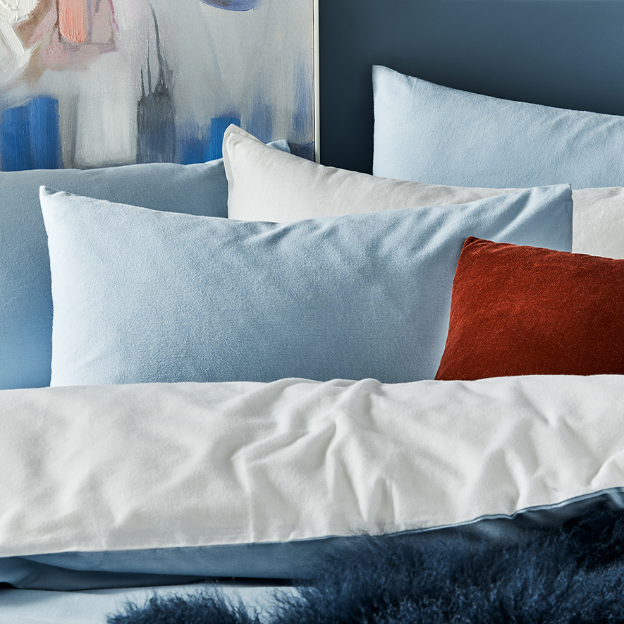 Home Republic Super Soft Brushed Flannelette Quilt Cover Bedroom Adairs