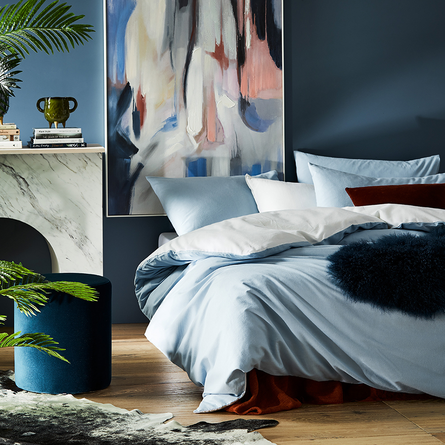 Home Republic Super Soft Brushed Flannelette Quilt Cover Bedroom Adairs