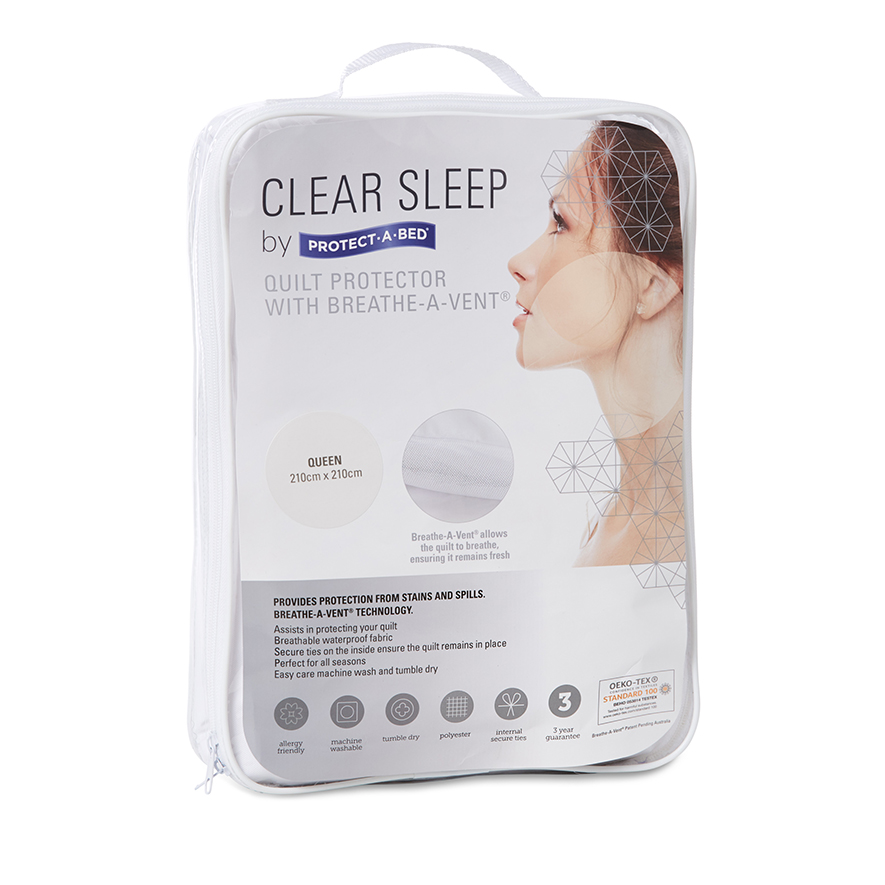 Clear Sleep Quilt Protector Adairs