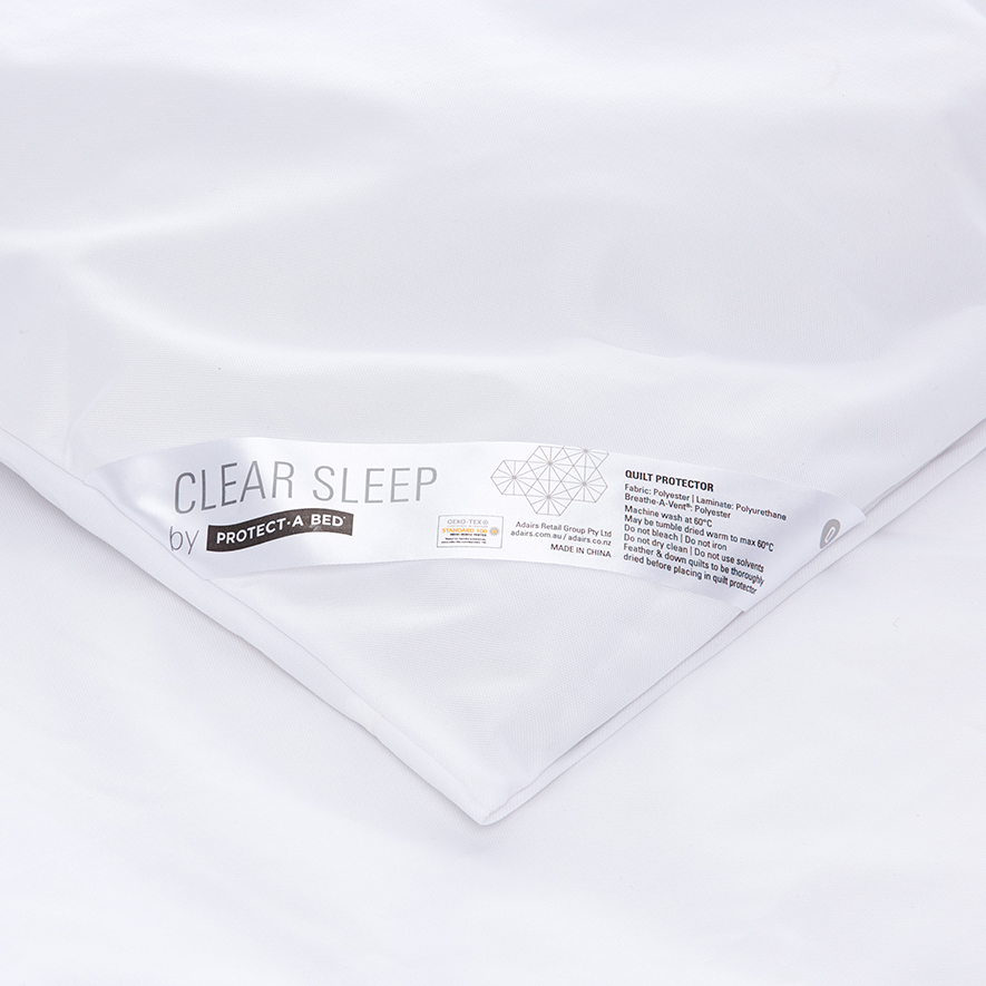 Clear Sleep Quilt Protector Adairs