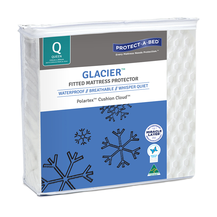 Protect A Bed Glacier Danican Cooling Mattress Protector Adairs