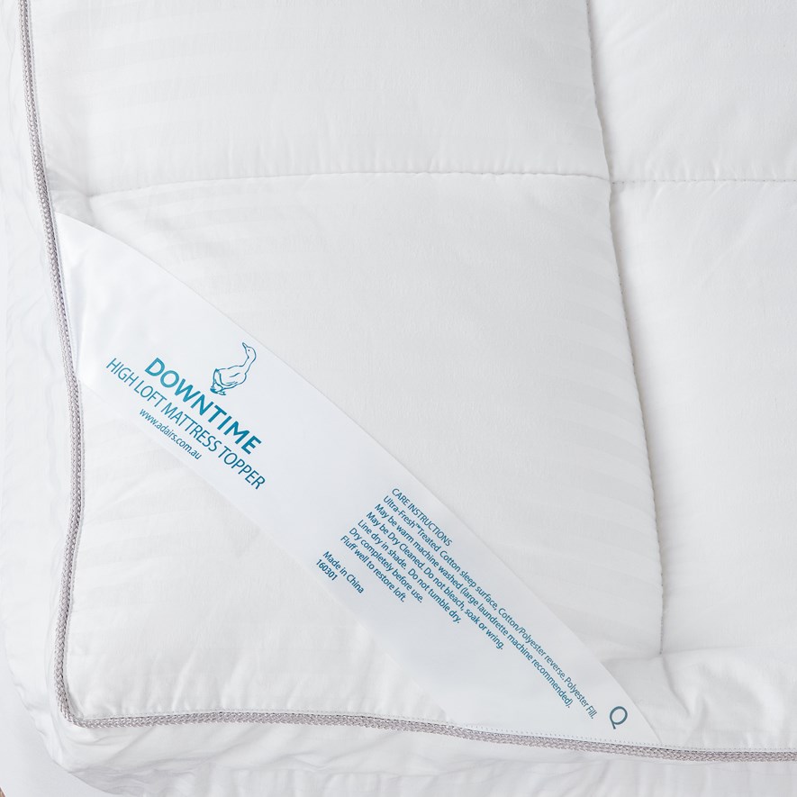 Downtime Luxury High Loft Fitted Mattress Topper Adairs