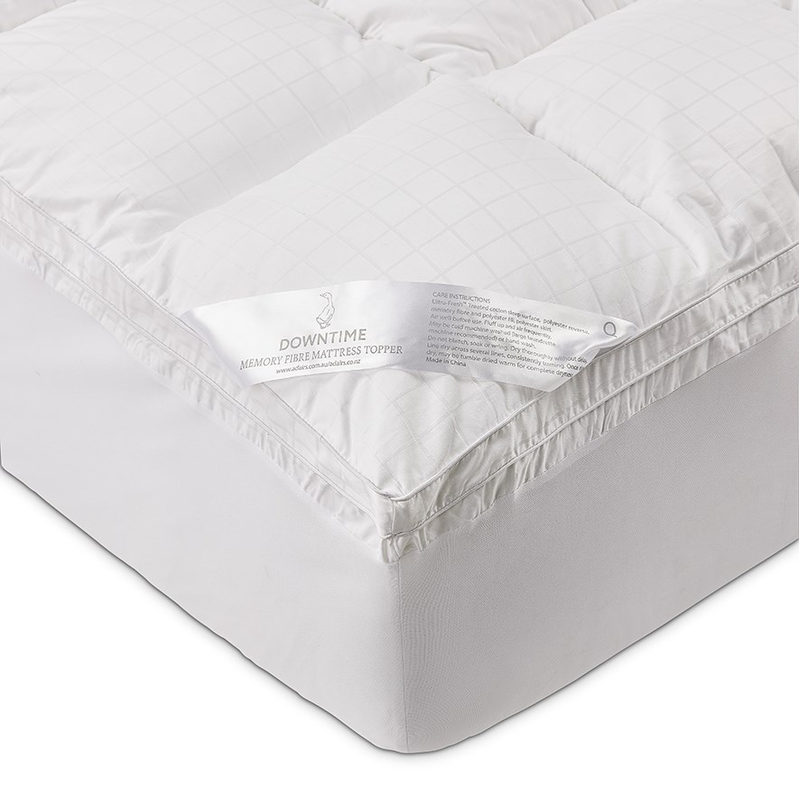 Downtime Memory Fibre Mattress Topper Adairs