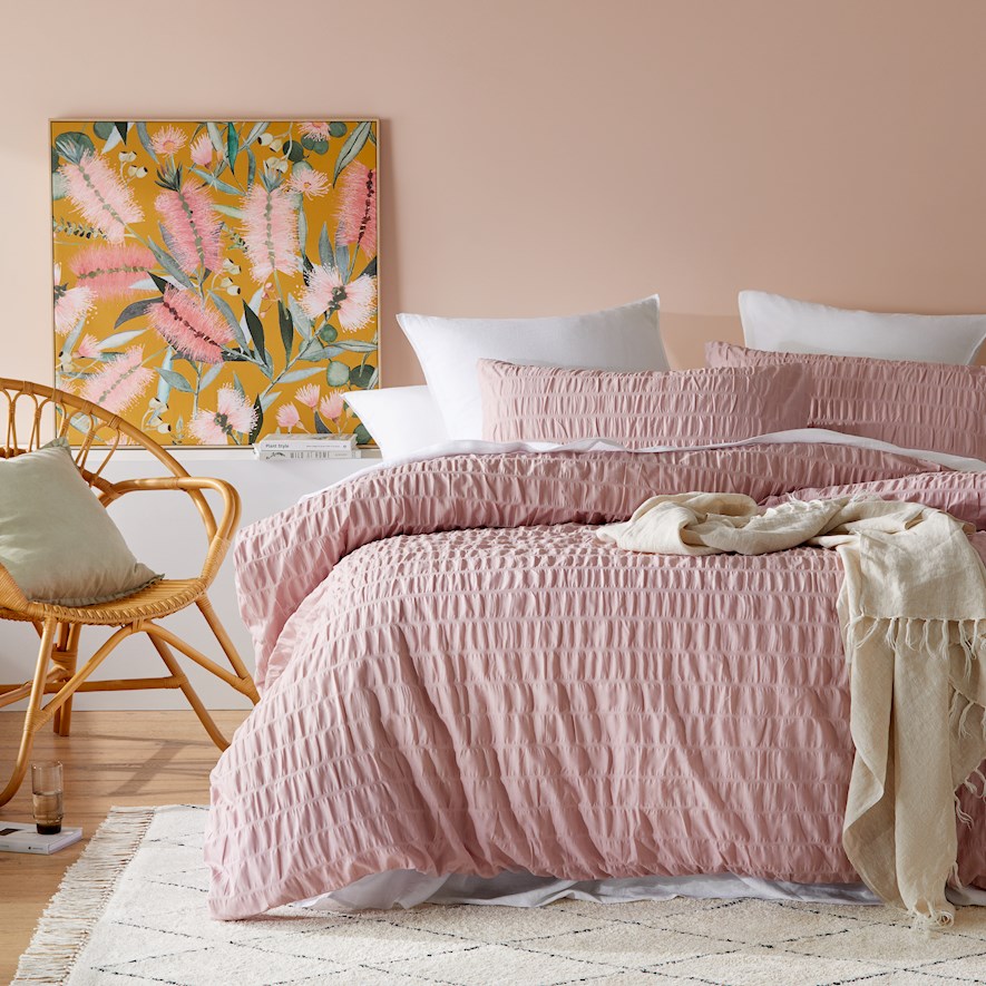 Kizzy Pink Quilt Cover Set + Separates Adairs