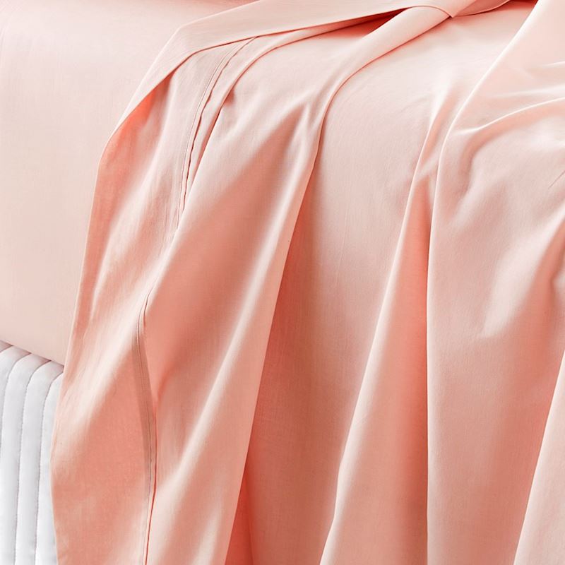 Plain Dye Perfect Cotton Percale Pink Sheet Set