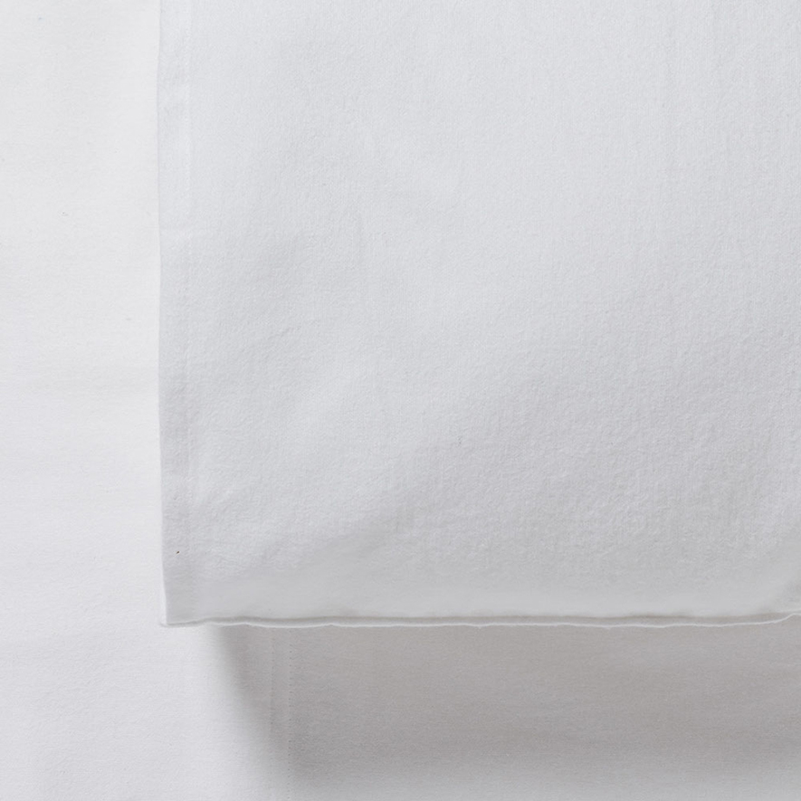 Metro Flannelette Sheet Set White Adairs