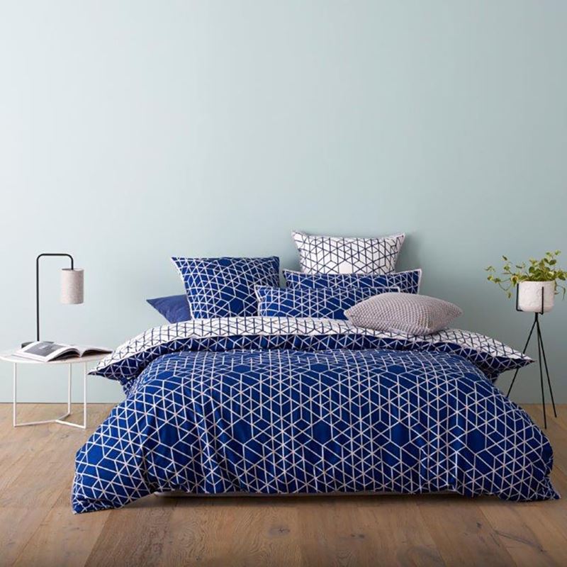 Marshall Navy Quilt Cover Set + Separates