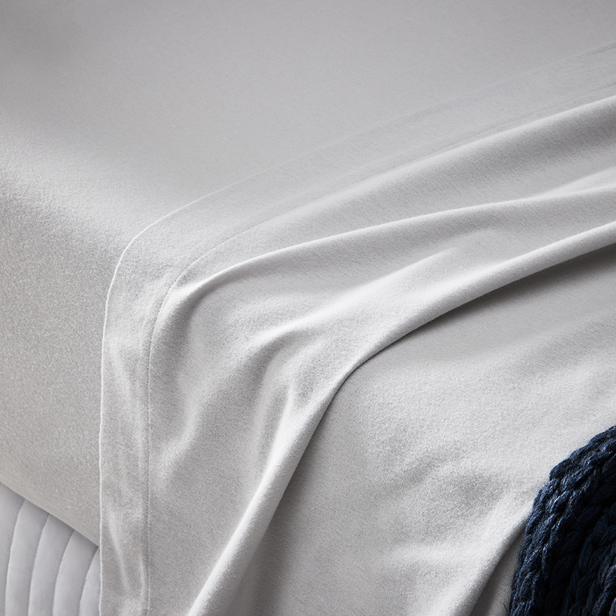 Metro OLT Plain Dyed Flannelette Sheets Bedroom Outlet Adairs