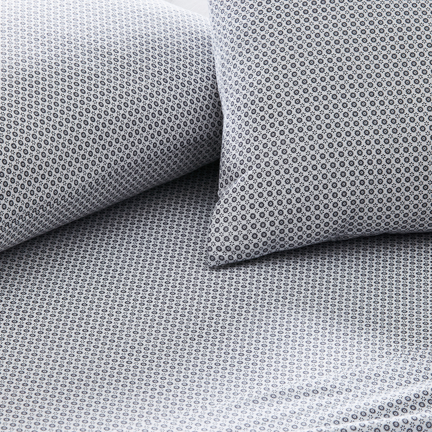 Printed Flannelette Starburst Sheet Set Adairs