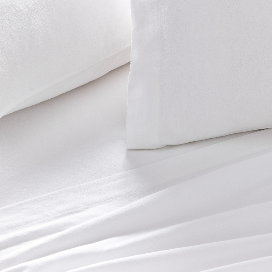 Metro Plain Dyed Flannelette Sheet Set Bedroom Adairs