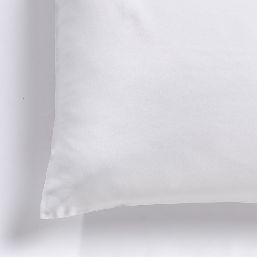 Metro Satin White Standard Pillowcase Adairs