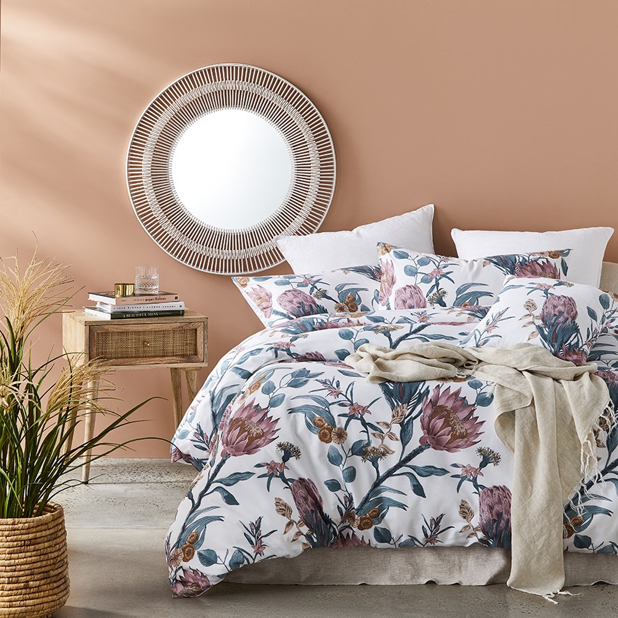 Metro Zoe Rose Quilt Cover Set + Separates Adairs