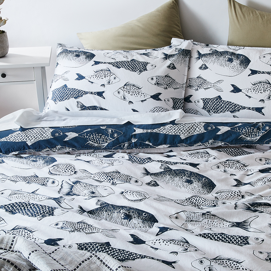 Comforter Fish Pattern Fish Comforters And Quilts