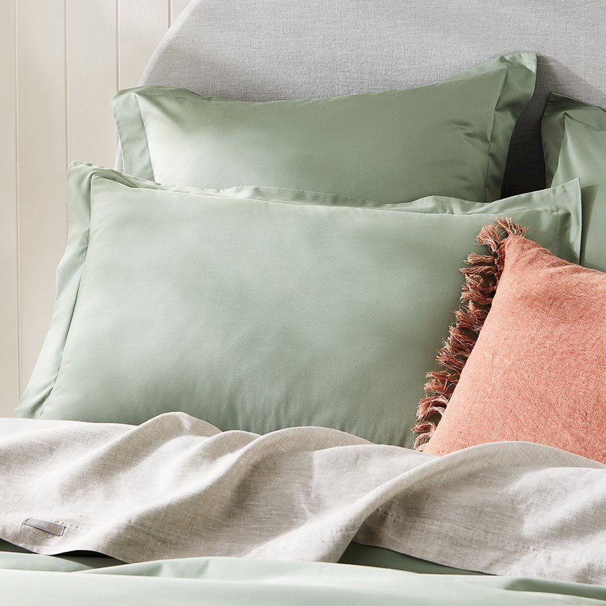 600TC Bamboo Cotton Pistachio Pillowcase Adairs