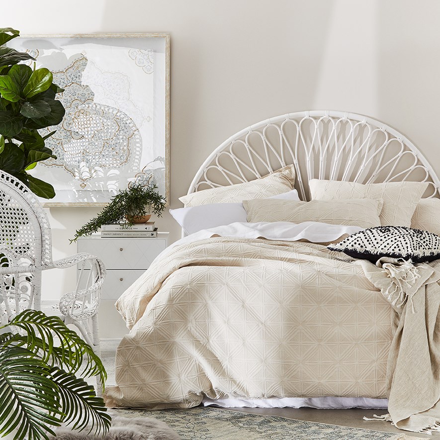 Villa Oatmeal Pillowcase Adairs