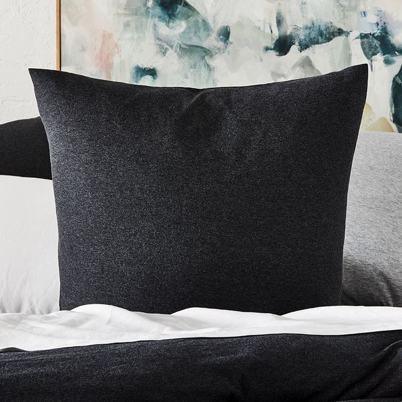Ultra Soft Jersey Black Marble Pillowcase