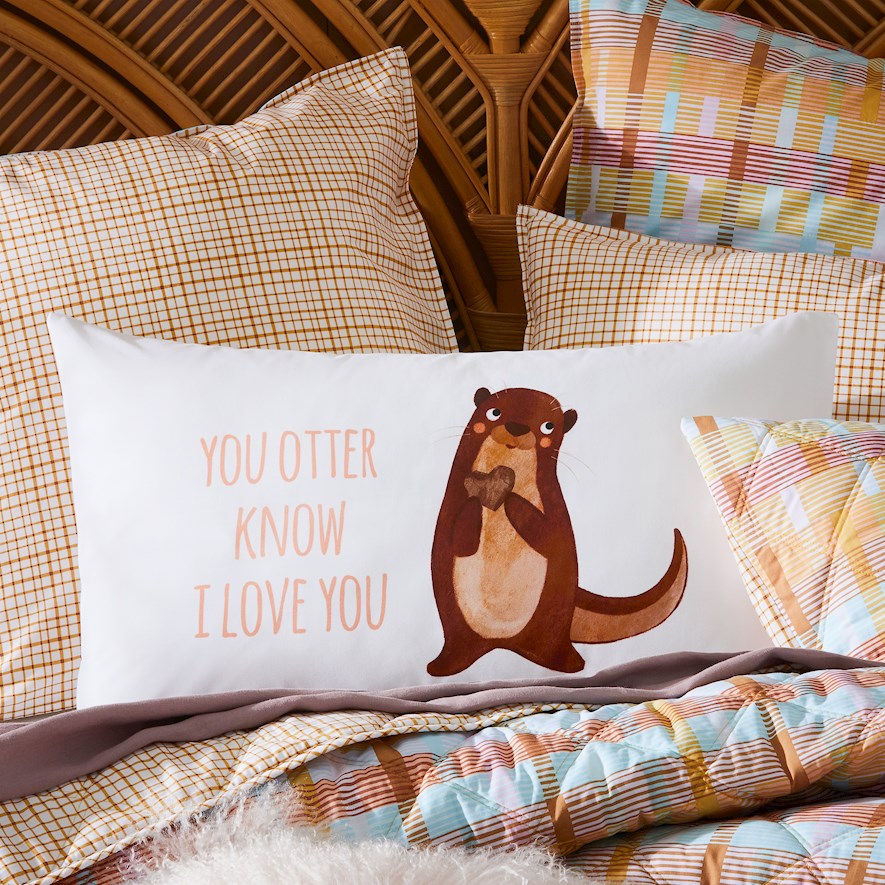Otter clearance pillow case