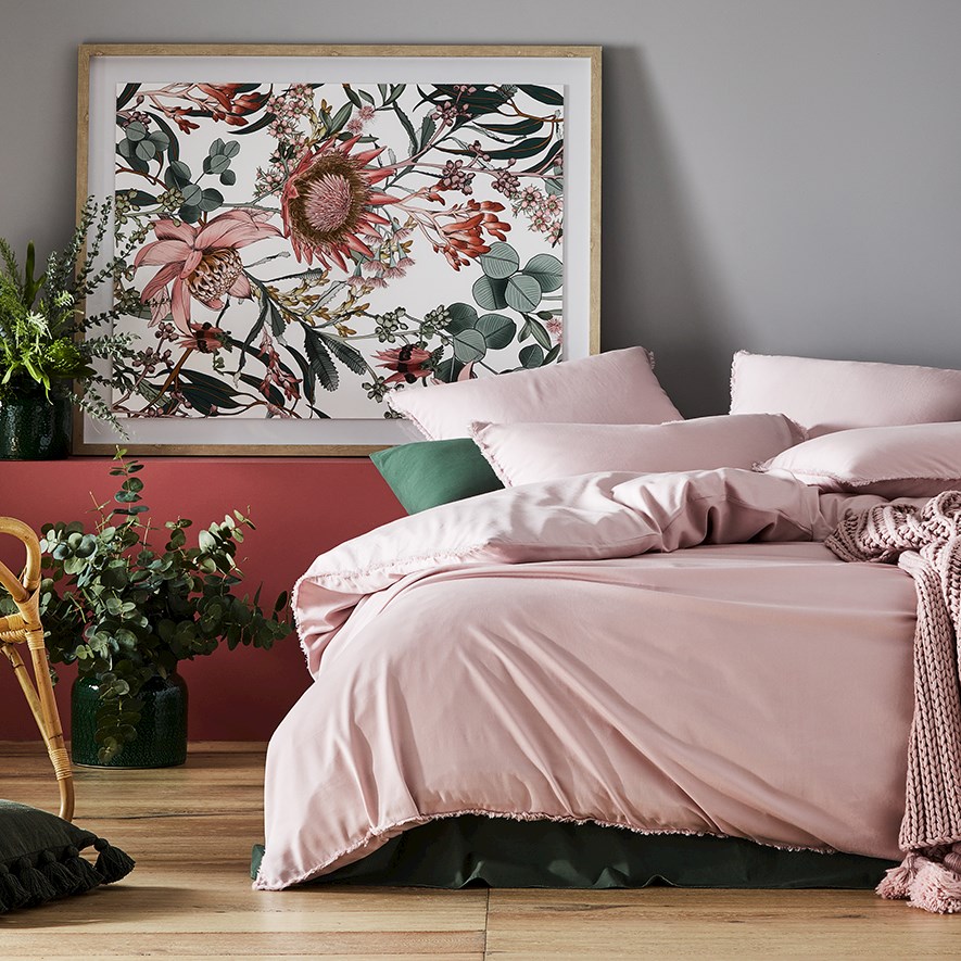 Bamboo Linen Blossom Pillowcase Adairs