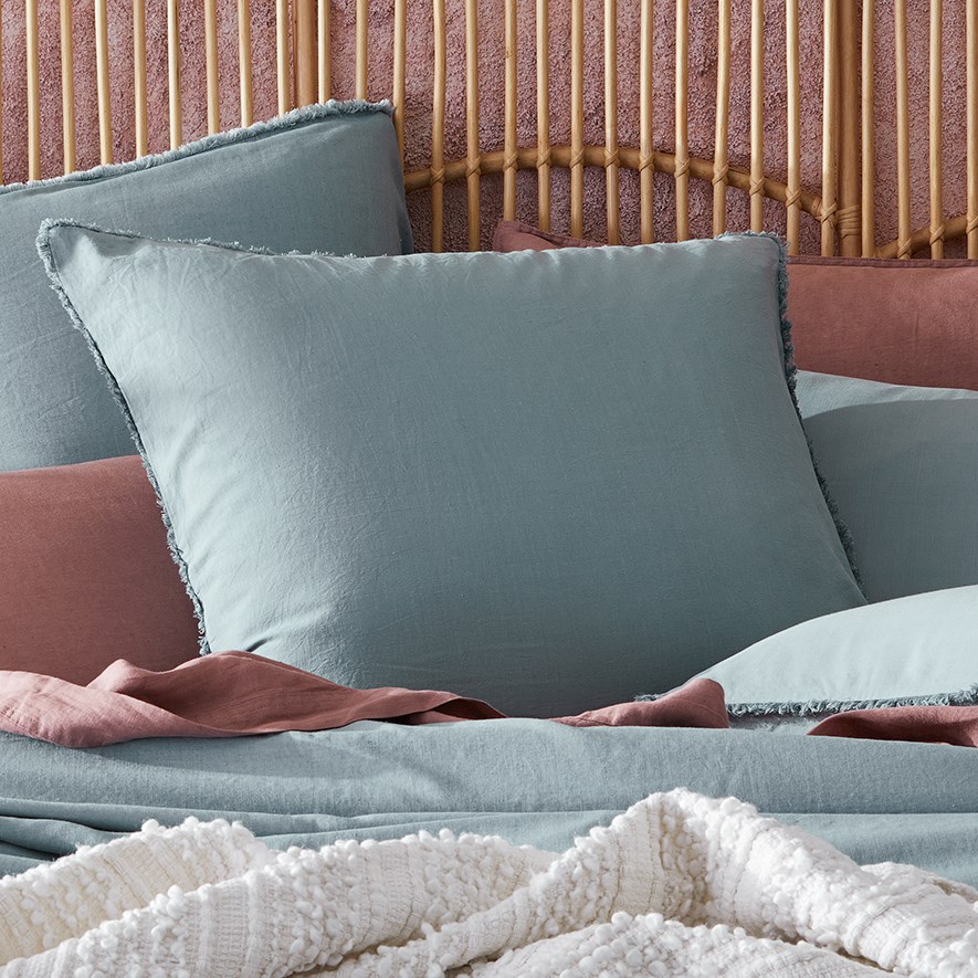 Bamboo Linen Sage Pillowcase Adairs