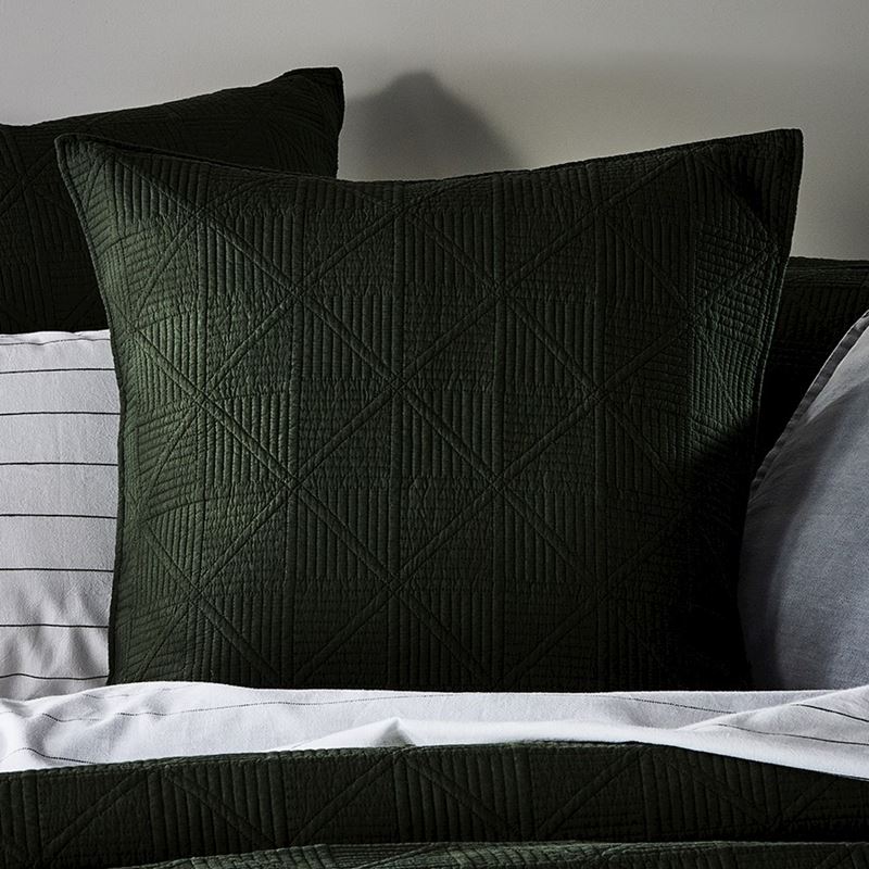 Prism Quilted Khaki Pillowcase