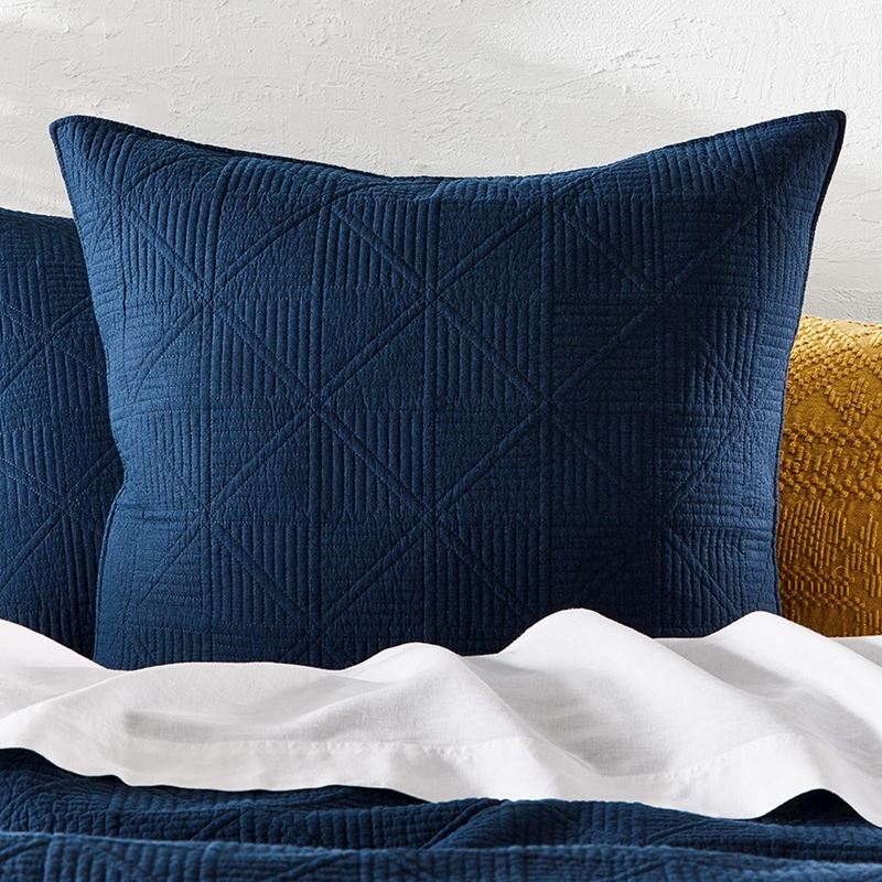 Prism Quilted Midnight Pillowcase