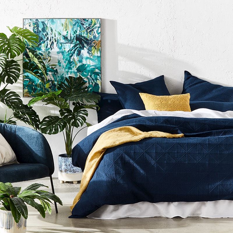 Prism Quilted Midnight Pillowcase