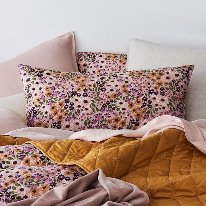 Jessie Bamboo Cotton Quilted Pillowcase