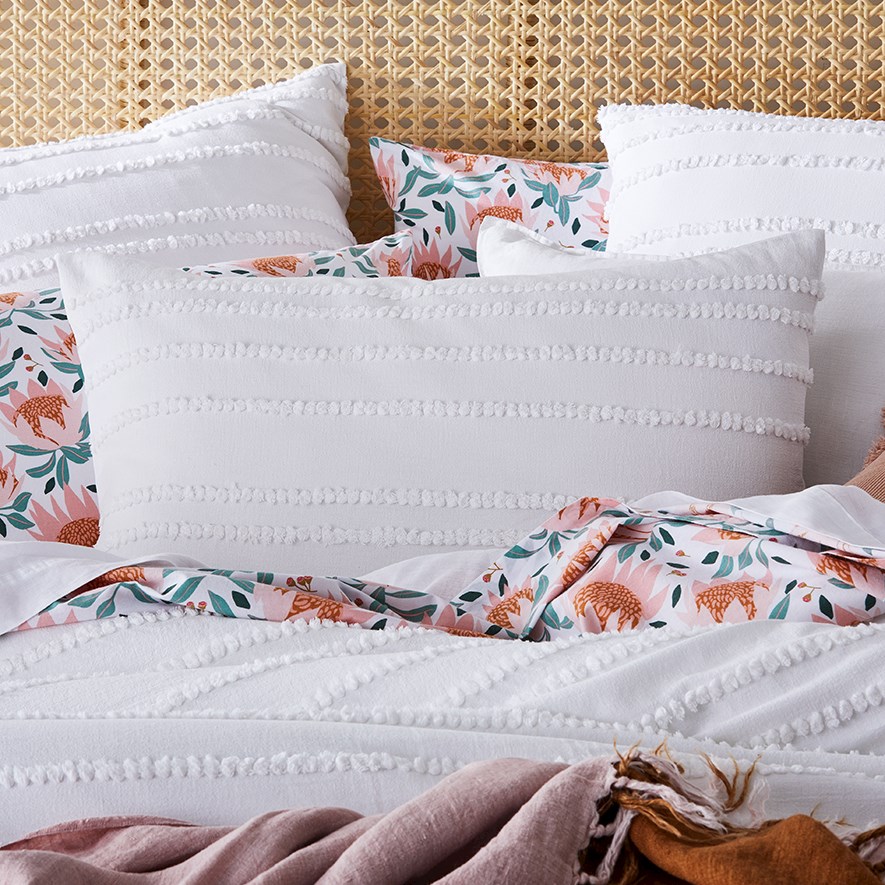 Millie White Pillowcase Adairs