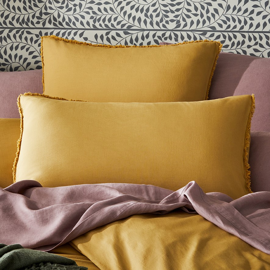 Home Republic Bamboo Linen Cashew Pillowcase Adairs