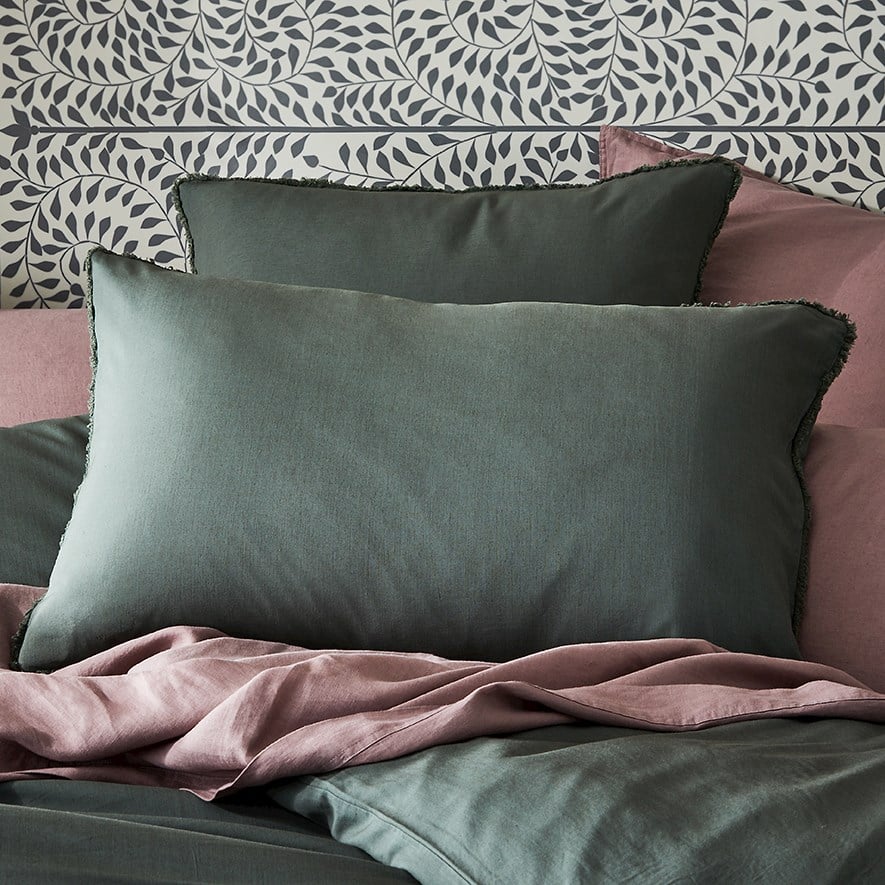 Bamboo Linen Cypress Pillowcase Adairs
