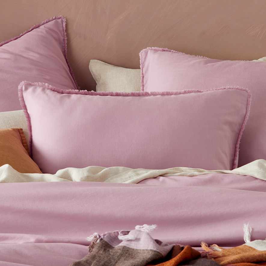 Bamboo Linen Lavender Pillowcase Adairs