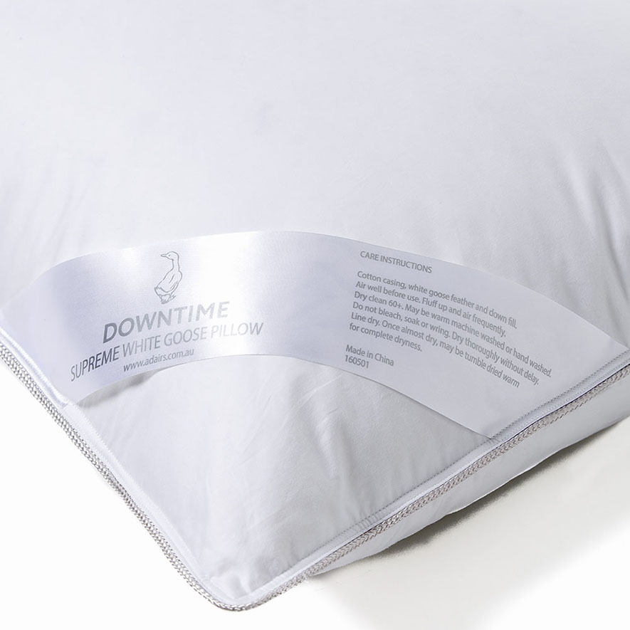 Downtime Supreme Goose Standard Pillow Adairs