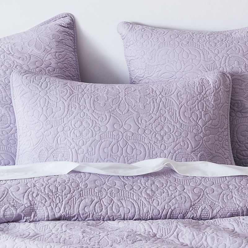 Chloe Lavender Quilted Quilt Cover Separates