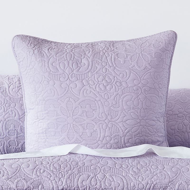 Chloe Lavender Quilted Quilt Cover Separates
