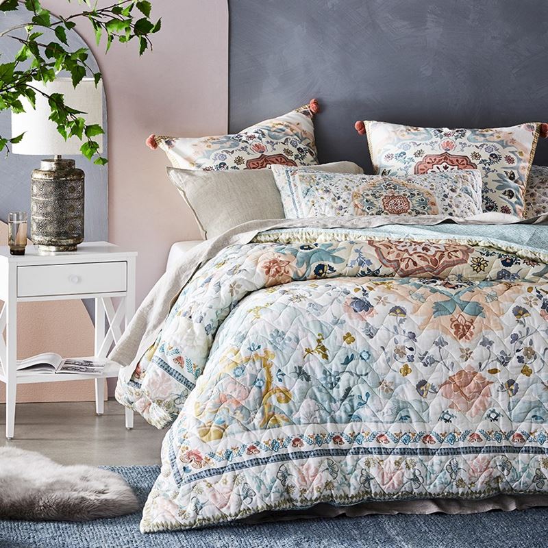 Delilah Multi Quilted Quilt Cover Separates