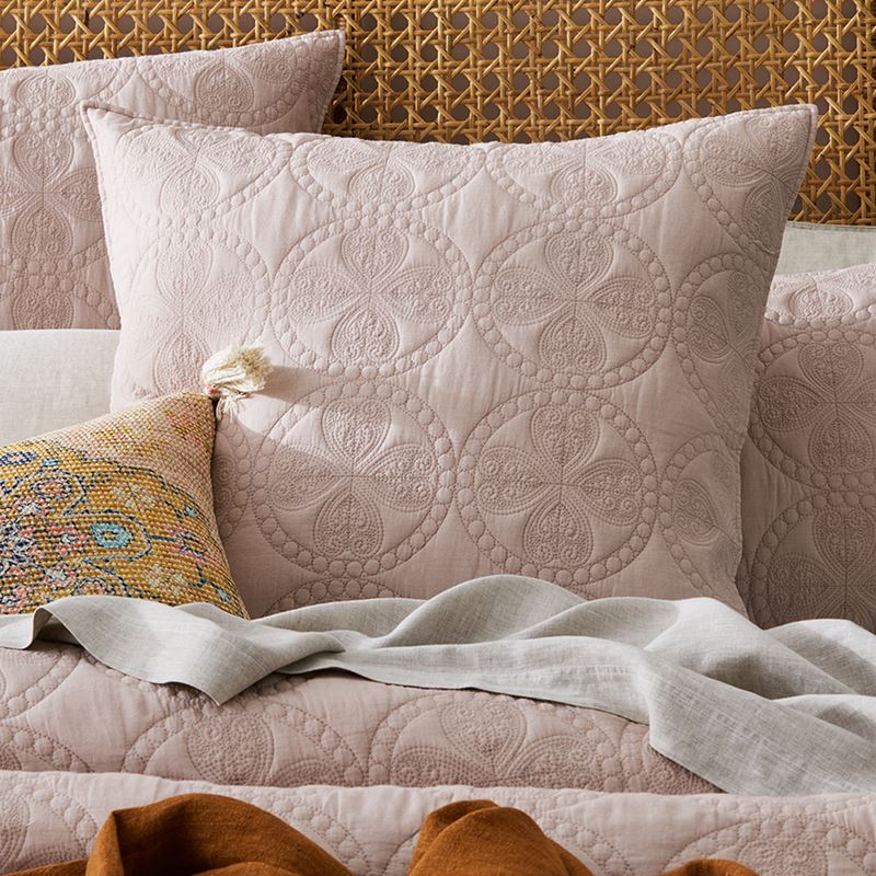 Grace Pebble Quilted Quilt Cover Separates