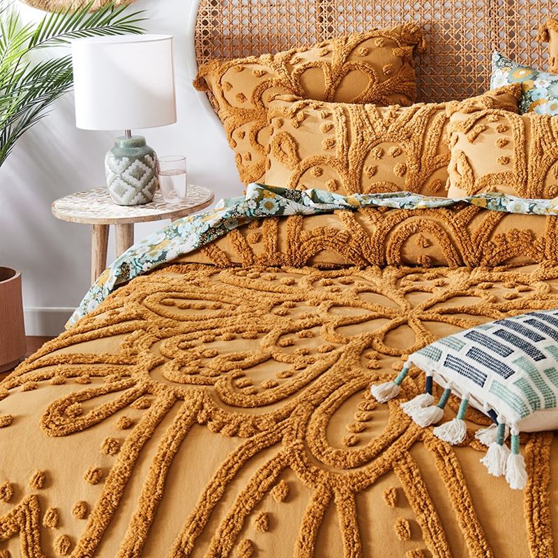 Tilly Tufted Spice Quilt Cover Separates