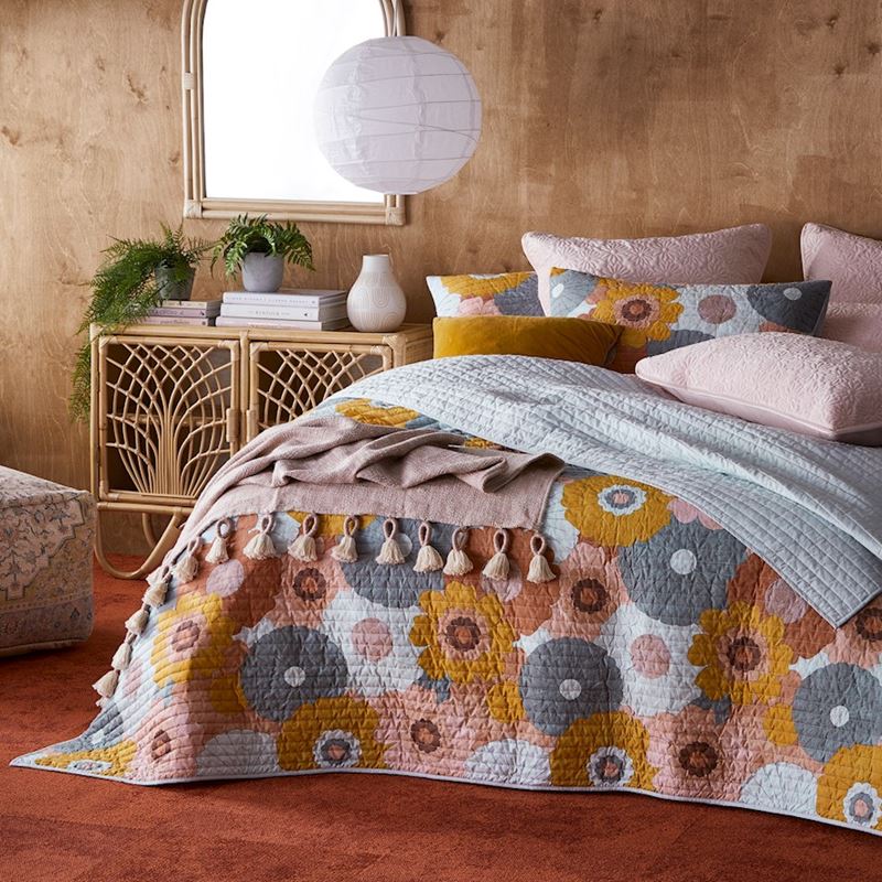 Kiera Multi Spice Quilted Coverlet Separates