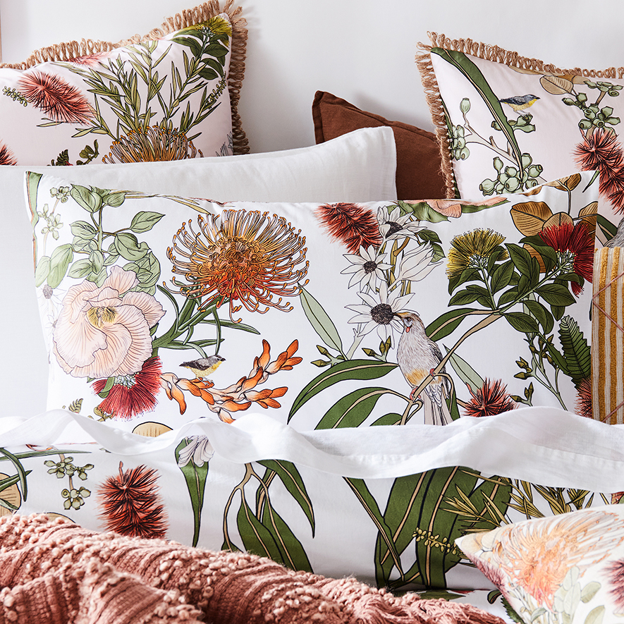 Wattlebird Multi Quilt Cover Set + Separates Adairs