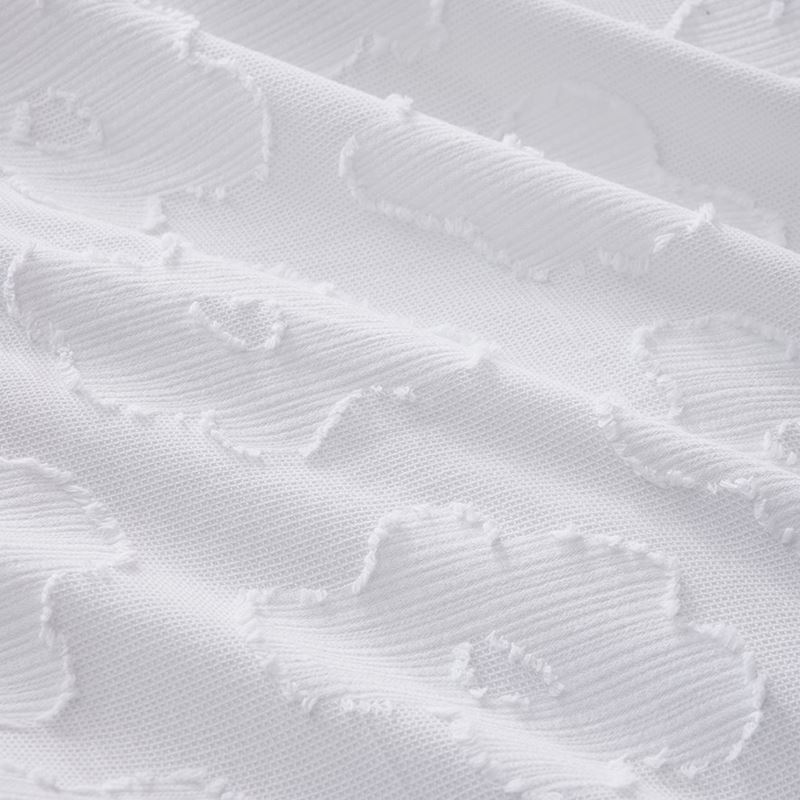 Poppy Jacquard White Quilt Cover Separates