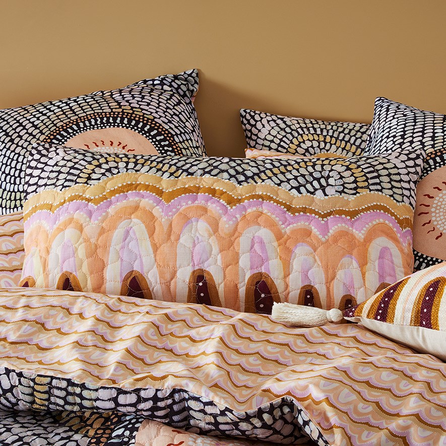 Miimi + Jiinda Jagun Multi Quilted Quilt Cover Separates Adairs