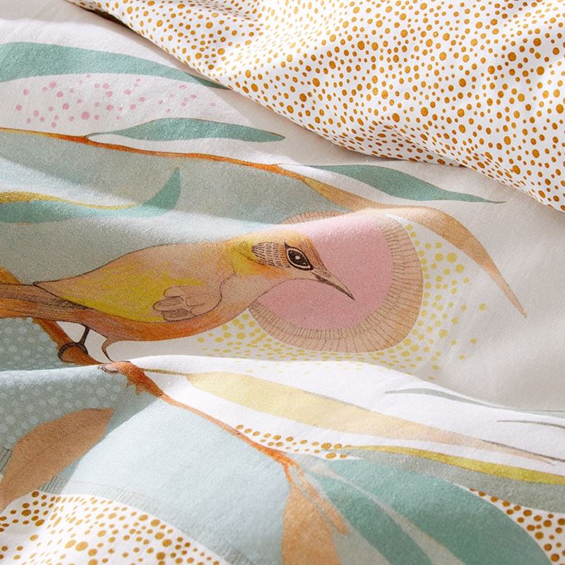 Dana Kinter Love Blooms Natural Quilt Cover Set + Separates