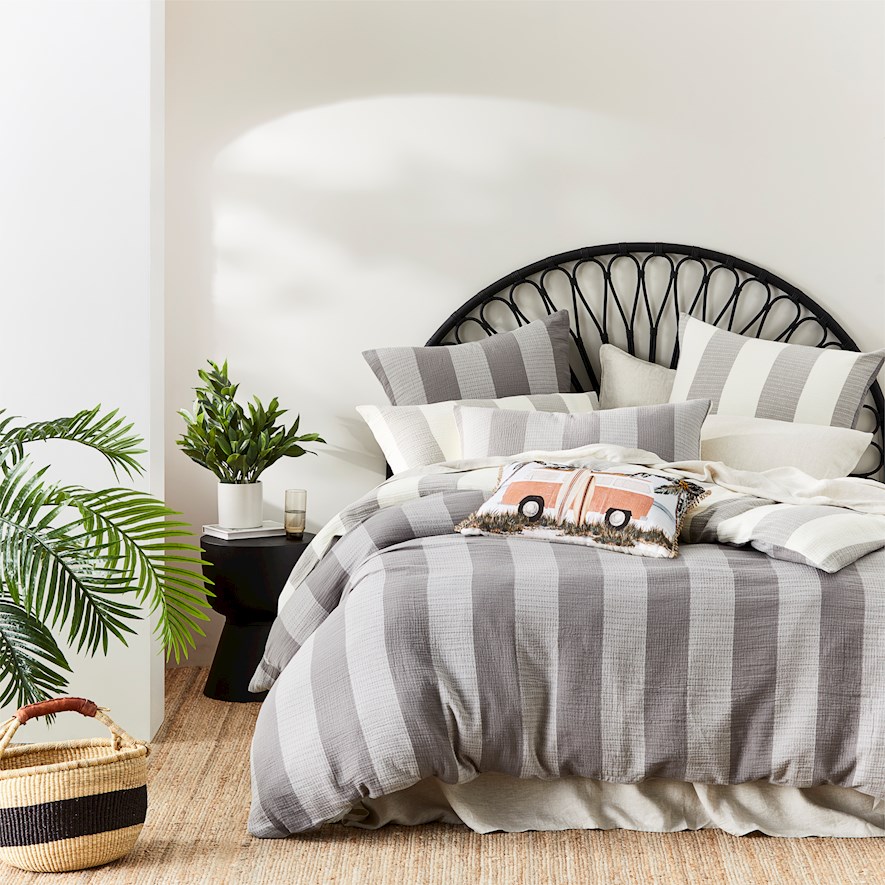 Storm Grey Quilt Cover Set + Separates Adairs