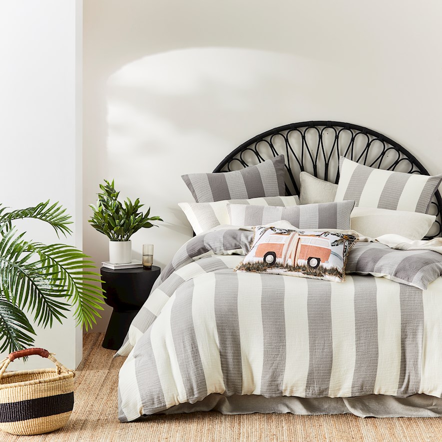 Storm Grey Quilt Cover Set + Separates Adairs